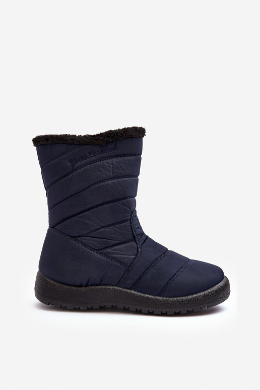 botas de neve aquecidas na cor azul escuro Luxina botas de neve aquecidas na cor azul escuro Luxina