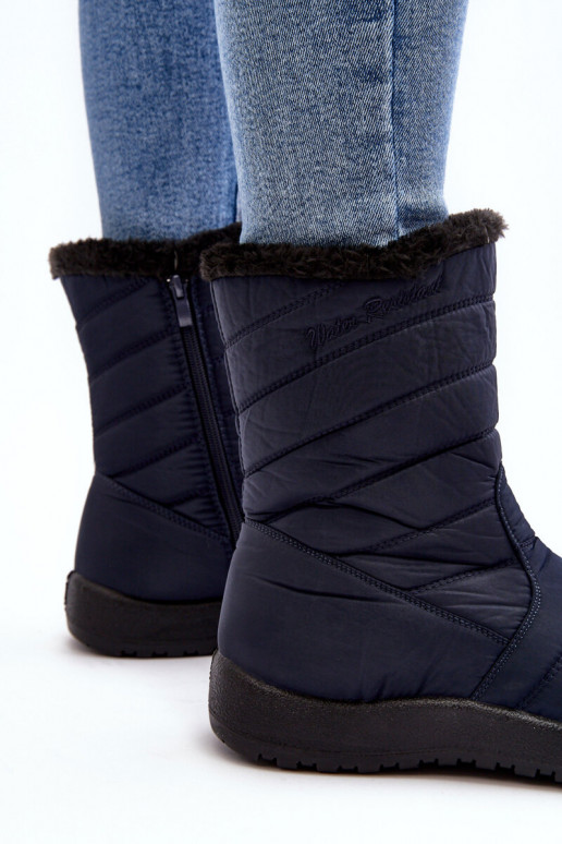 botas de neve aquecidas na cor azul escuro Luxina botas de neve aquecidas na cor azul escuro Luxina