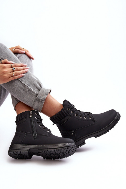 botas são aquecidas na cor preta Katalis