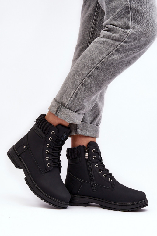 botas são aquecidas na cor preta Katalis