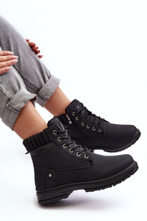 botas são aquecidas na cor preta Katalis