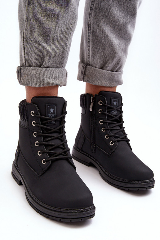 botas são aquecidas na cor preta Katalis