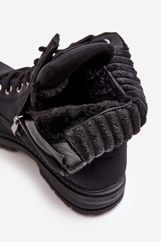 botas são aquecidas na cor preta Katalis