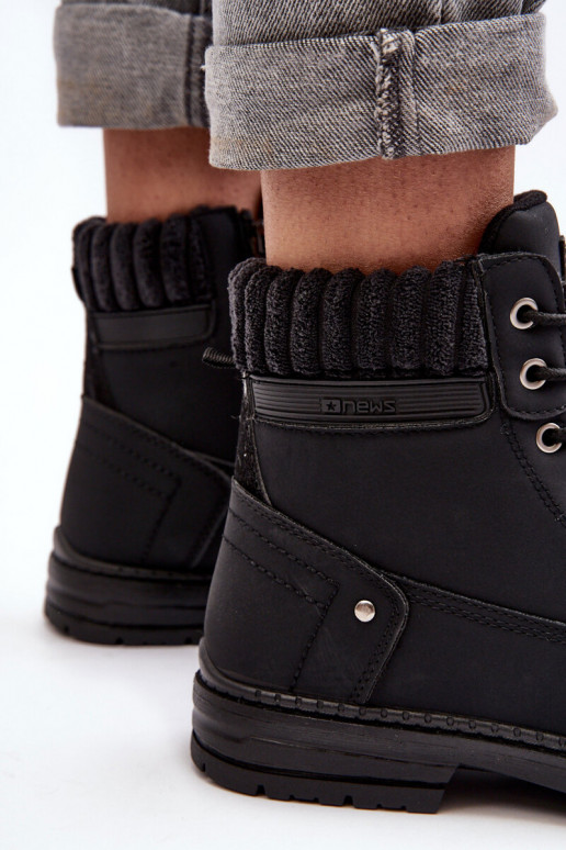 botas são aquecidas na cor preta Katalis