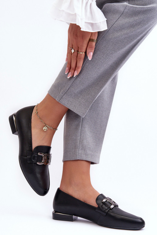 mocassins femininos com enfeites em preto Camilena mocassins femininos com enfeites em preto Camilena