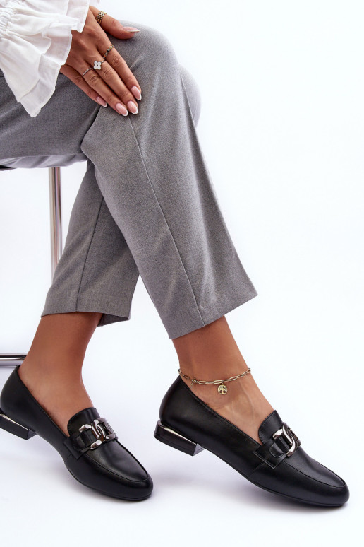 mocassins femininos com enfeites em preto Camilena mocassins femininos com enfeites em preto Camilena