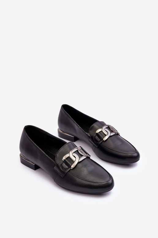 mocassins femininos com enfeites em preto Camilena mocassins femininos com enfeites em preto Camilena