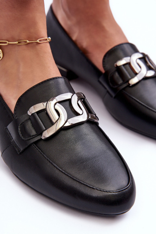 mocassins femininos com enfeites em preto Camilena mocassins femininos com enfeites em preto Camilena