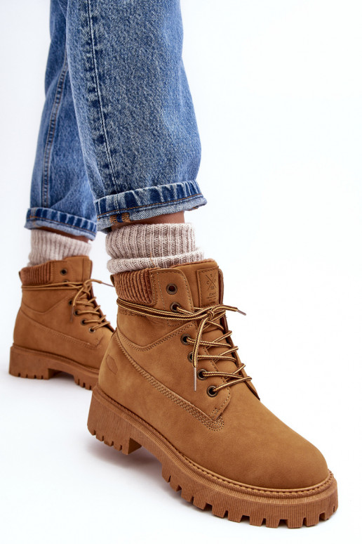 Botas femininas quentes em Cross Jeans marrom MM2R4011C Botas femininas quentes em Cross Jeans marrom MM2R4011C