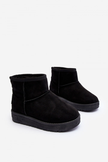 Botas de neve infantis aquecidas em preto Big Star MM374054