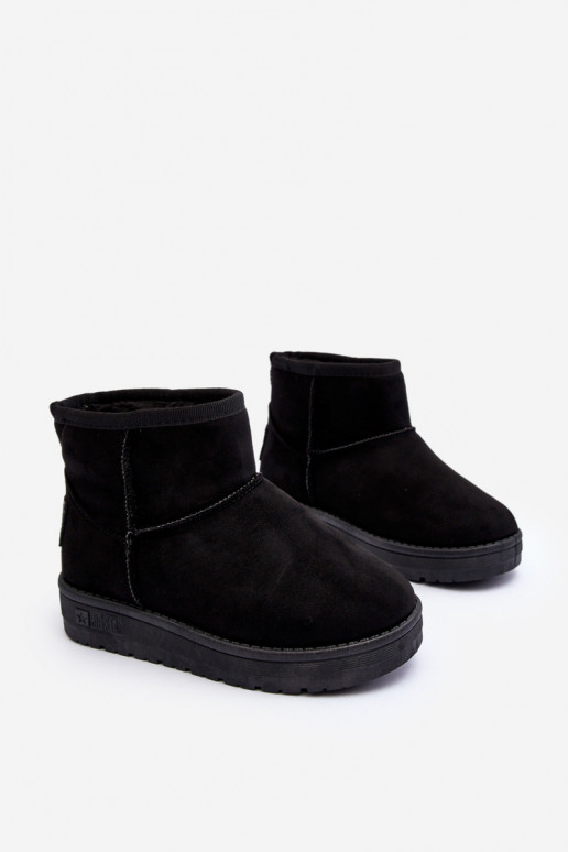 Botas de neve infantis aquecidas em preto Big Star MM374054