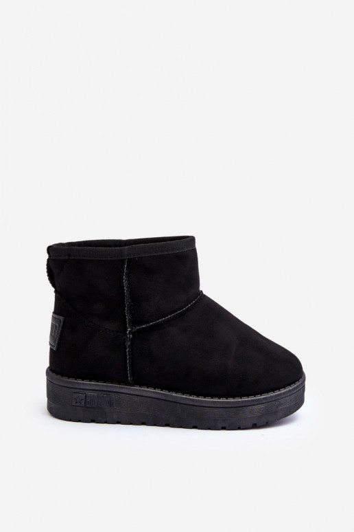 Botas de neve infantis aquecidas em preto Big Star MM374054