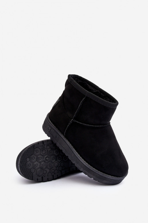 Botas de neve infantis aquecidas em preto Big Star MM374054