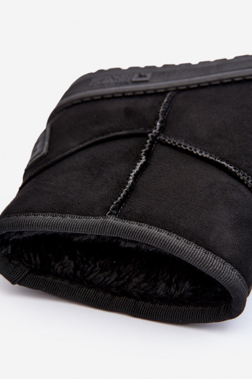 Botas de neve infantis aquecidas em preto Big Star MM374054