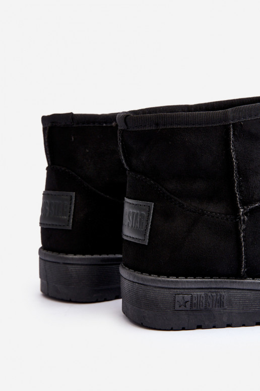 Botas de neve infantis aquecidas em preto Big Star MM374054