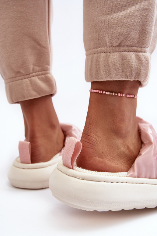 com brilho Chinelos rosa Big Star MM274129