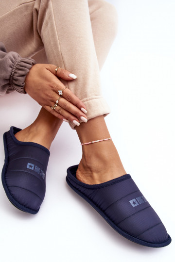 Chinelos modelo clássico na cor azul escuro Big Star KK274601