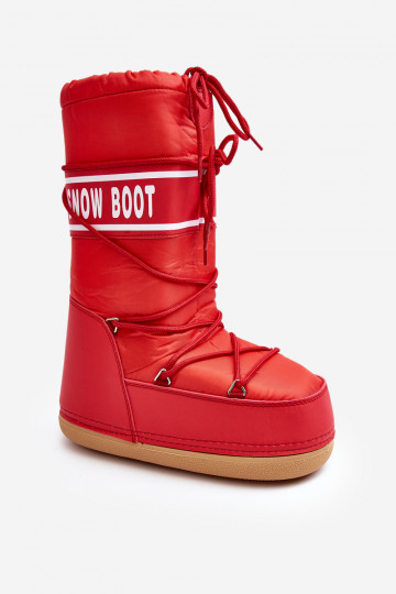 botas de neve cor vermelha Venila