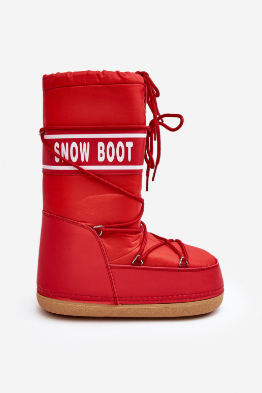 botas de neve cor vermelha Venila