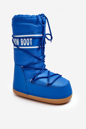 botas de neve cor azul Venila