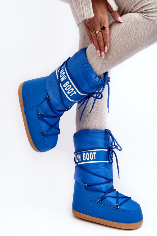 botas de neve cor azul Venila botas de neve cor azul Venila