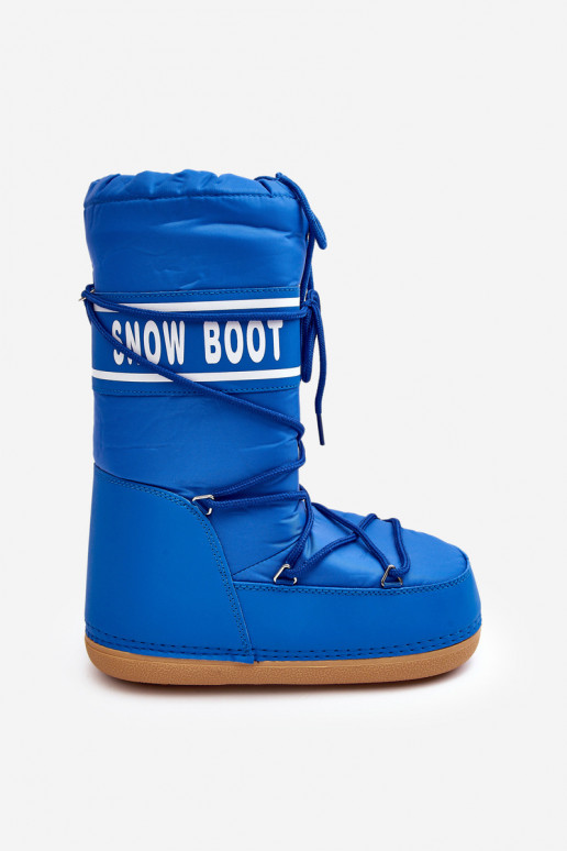 botas de neve cor azul Venila