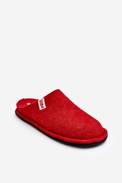 Modelo clássico Chinelos Big Star KK276012 vermelho
