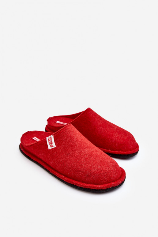 Modelo clássico Chinelos Big Star KK276012 vermelho