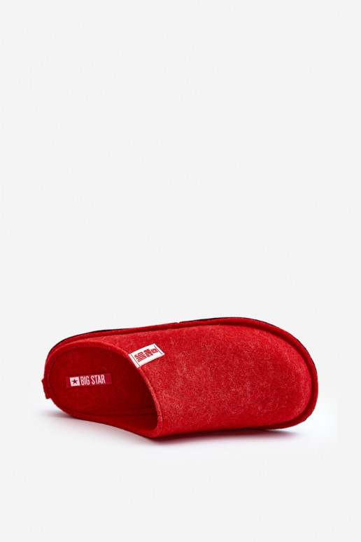 Modelo clássico Chinelos Big Star KK276012 vermelho