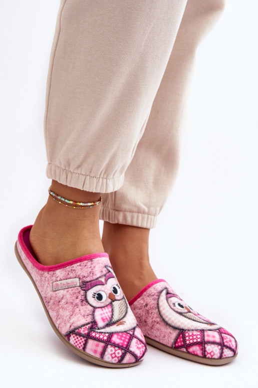 Chinelos caseiros Sowa Inblu GF000018 cor rosa