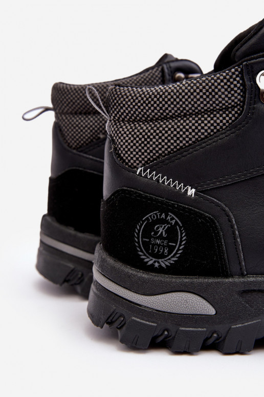 botas de caminhada botas com atacadores na cor preta Salomene botas de caminhada botas com atacadores na cor preta Salomene