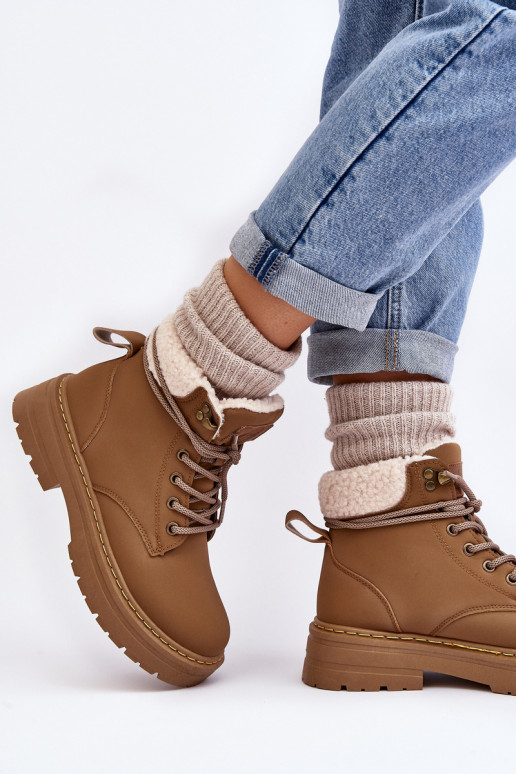 botas com aquecimento de cor marrom Lynnvia botas com aquecimento de cor marrom Lynnvia