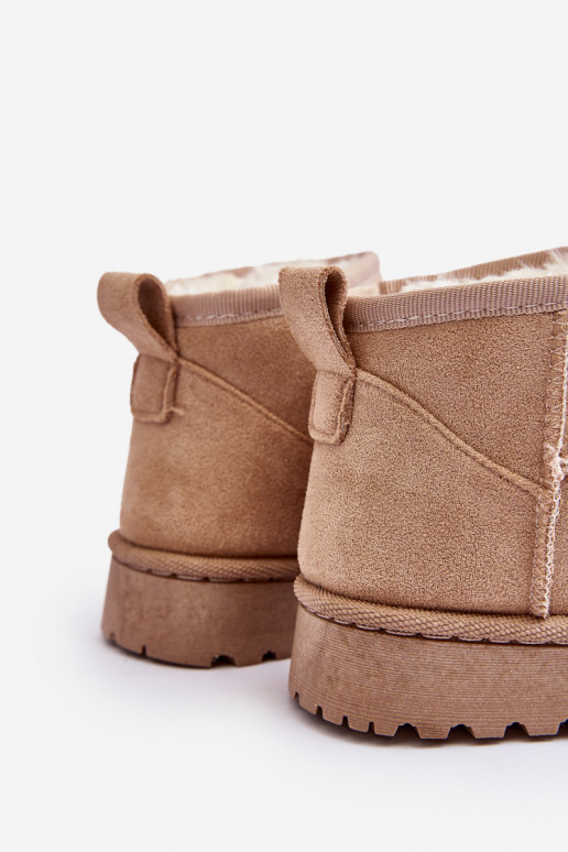 Botas infantis de neve Botas aquecidas bege Nallita