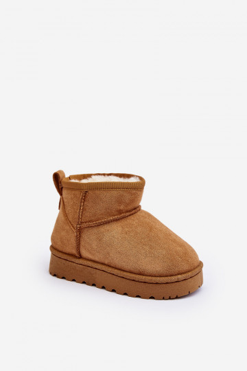 Botas de neve infantis Botas aquecidas marrom Nallita
