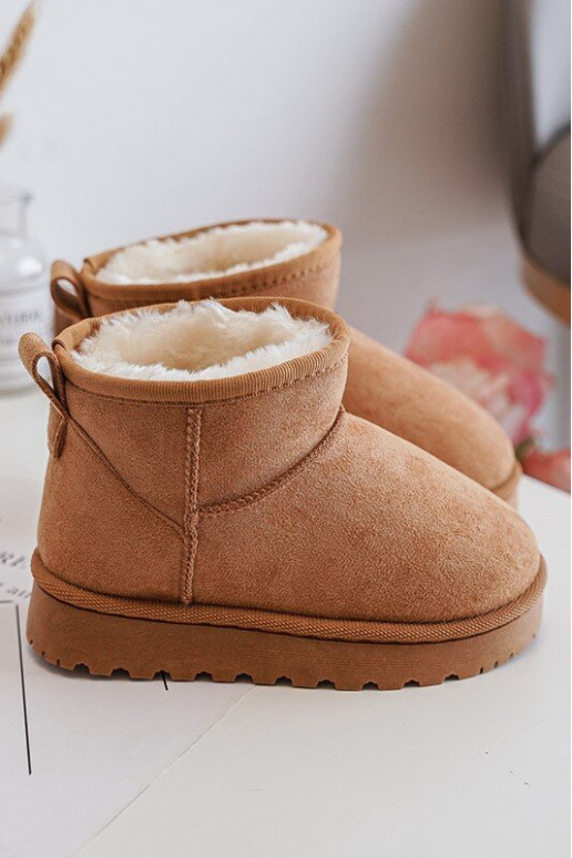 Botas de neve infantis Botas aquecidas marrom Nallita