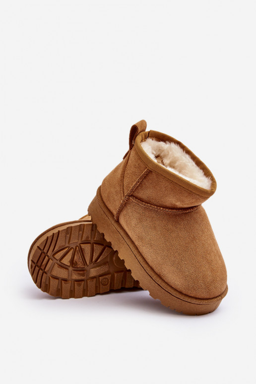 Botas de neve infantis Botas aquecidas marrom Nallita