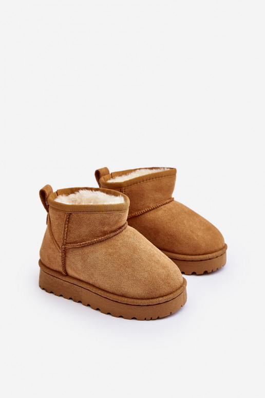 Botas de neve infantis Botas aquecidas marrom Nallita