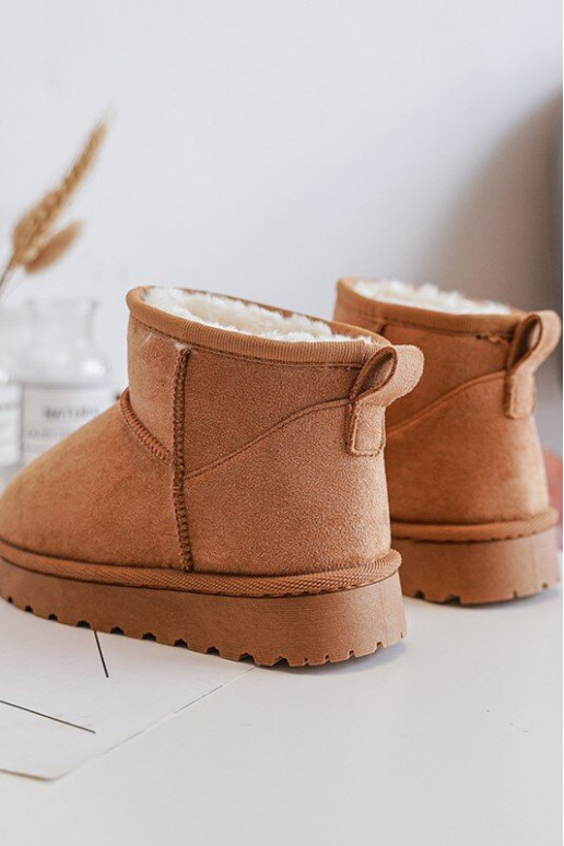 Botas de neve infantis Botas aquecidas marrom Nallita