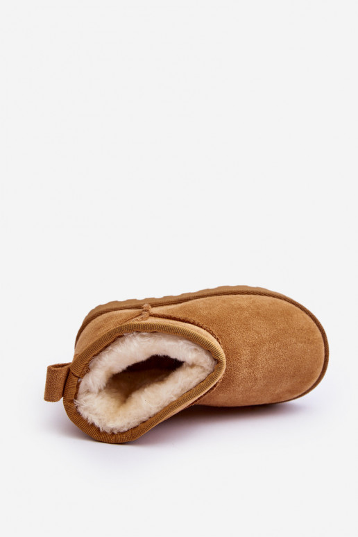 Botas de neve infantis Botas aquecidas marrom Nallita