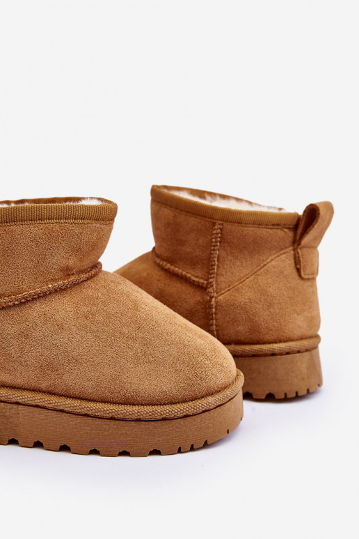 Botas de neve infantis Botas aquecidas marrom Nallita