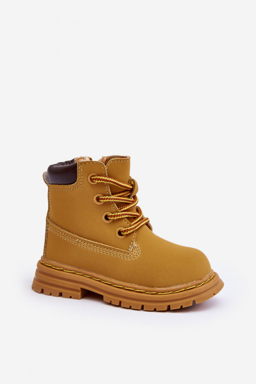 Botas infantis com zíper marrom Bansi