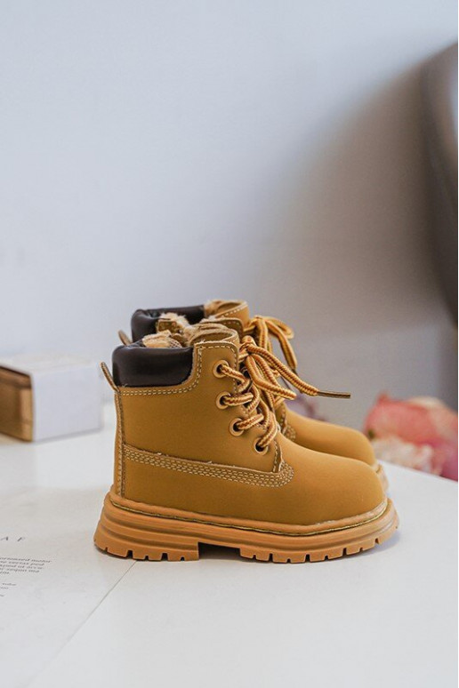 Botas infantis com zíper marrom Bansi