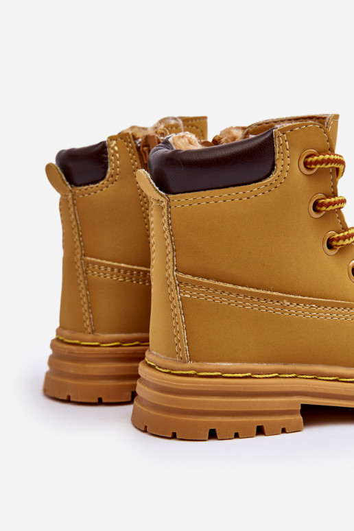 Botas infantis com zíper marrom Bansi