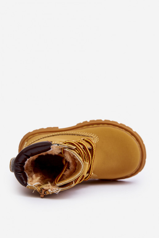 Botas infantis com zíper marrom Bansi