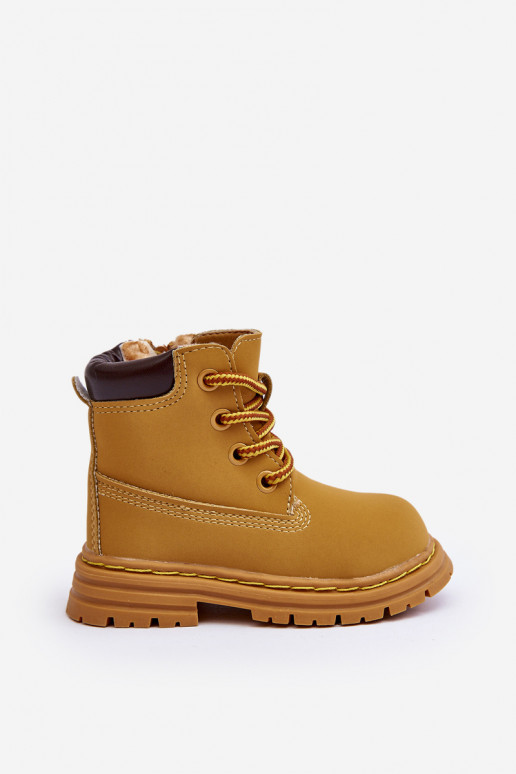 Botas infantis com zíper marrom Bansi