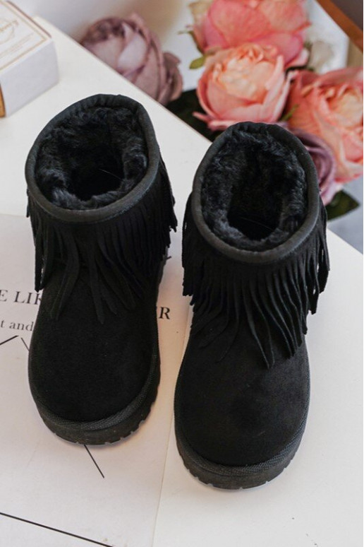 botas de neve aquecidas infantil i Frędzlami cor preta Nimia botas de neve aquecidas infantil i Frędzlami cor preta Nimia