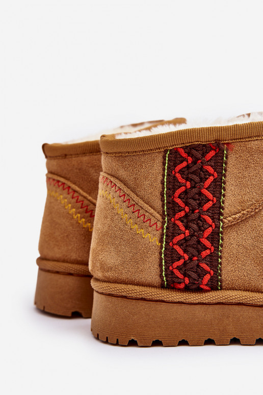 botas de neve Botas infantis aquecidas cor marrom Leonora botas de neve Botas infantis aquecidas cor marrom Leonora