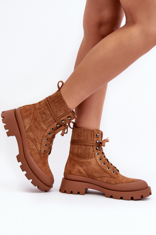 Botins com atacadores castanhos Gordts Botins com atacadores castanhos Gordts