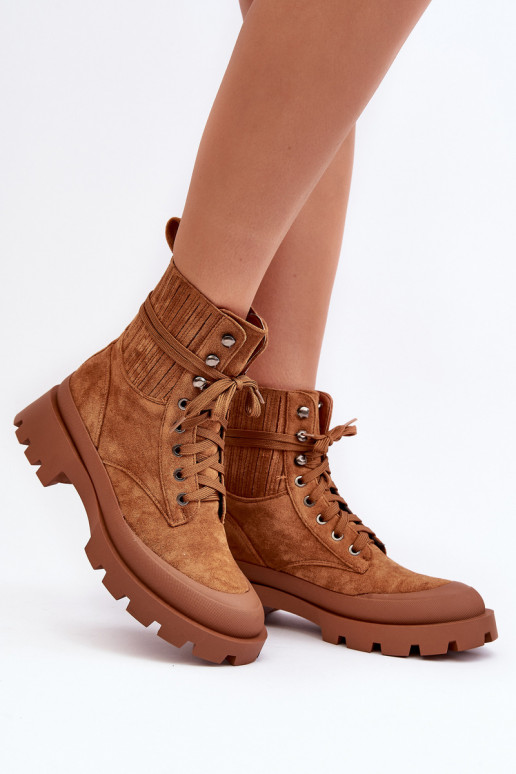 Botins com atacadores castanhos Gordts Botins com atacadores castanhos Gordts