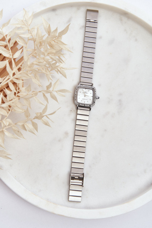 Relógio feminino Giorgio & Dario GDM5240 cor prata